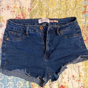 Blue Denim Jean Shorts